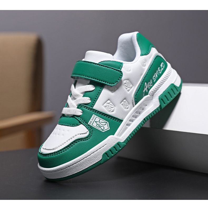 Children's Casual Sports Shoes With Low-top Leather, Waterproof Soft Soles And Anti-slip Properties For Spring And Autumn_voghion.com