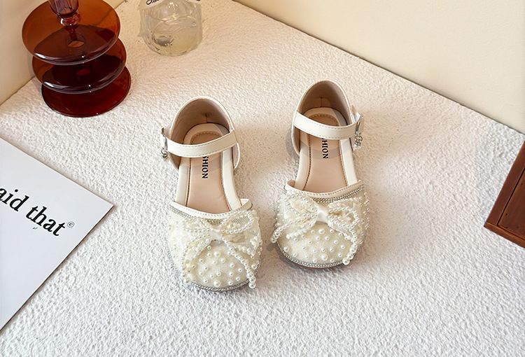 Children's Little Fragrant Princess Shoes 2025 Spring And Summer New Korean Edition Girls' Soft Bottom Butterfly Knot_voghion.com