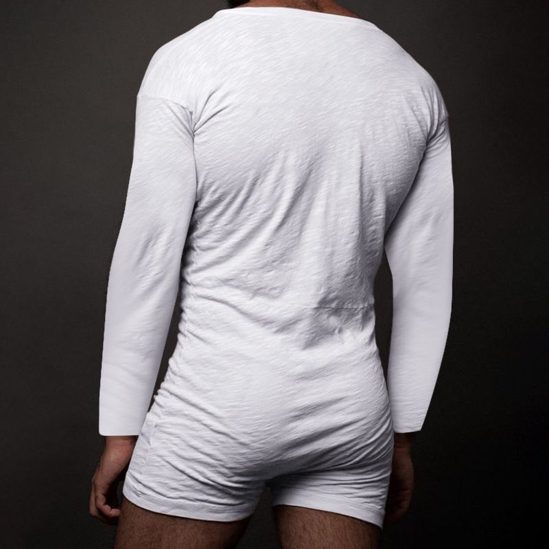 2022 Combinaison serrée de couleur unie transfrontalière nouvelle maison européenne et américaine vêtements de maison station indépendante vente chaude combinaison sexy à manches longues_voghion.com