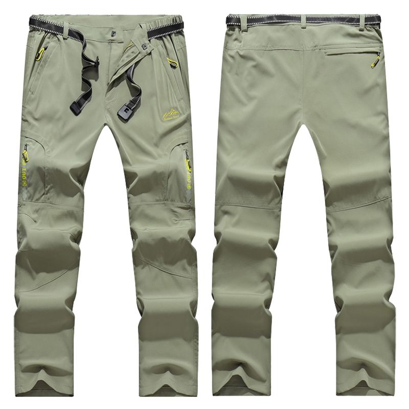 XL-5XL Liicht Dënn fir Jogginghosen Stretch Schnelldréchent Hosen Männer Wanderen Camping Männerhosen Jogger Summer_voghion.com