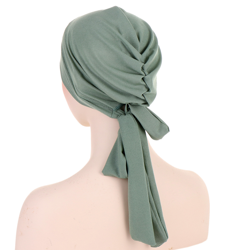 Cappelli da donna cappello a coda lunga foulard casual e versatile cappello da chemioterapia da donna comodo e leggero_voghion.com