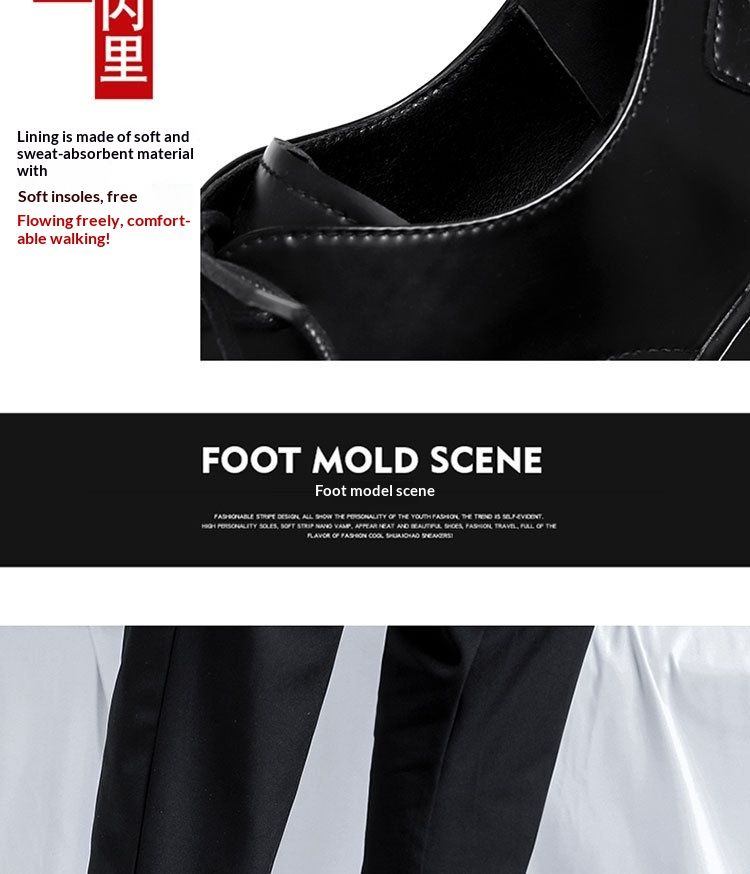 WalkPrime Derby da uomo, stivali bassi Martin, stile britannico, punta tonda, robusti, neri, scarpe casual in pelle con suola spessa, versatili_voghion.com