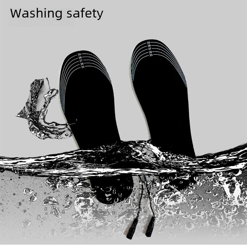 USB heating insole electric heating foot warmer rechargeable heating washable size cutting factory direct sales_voghion.com