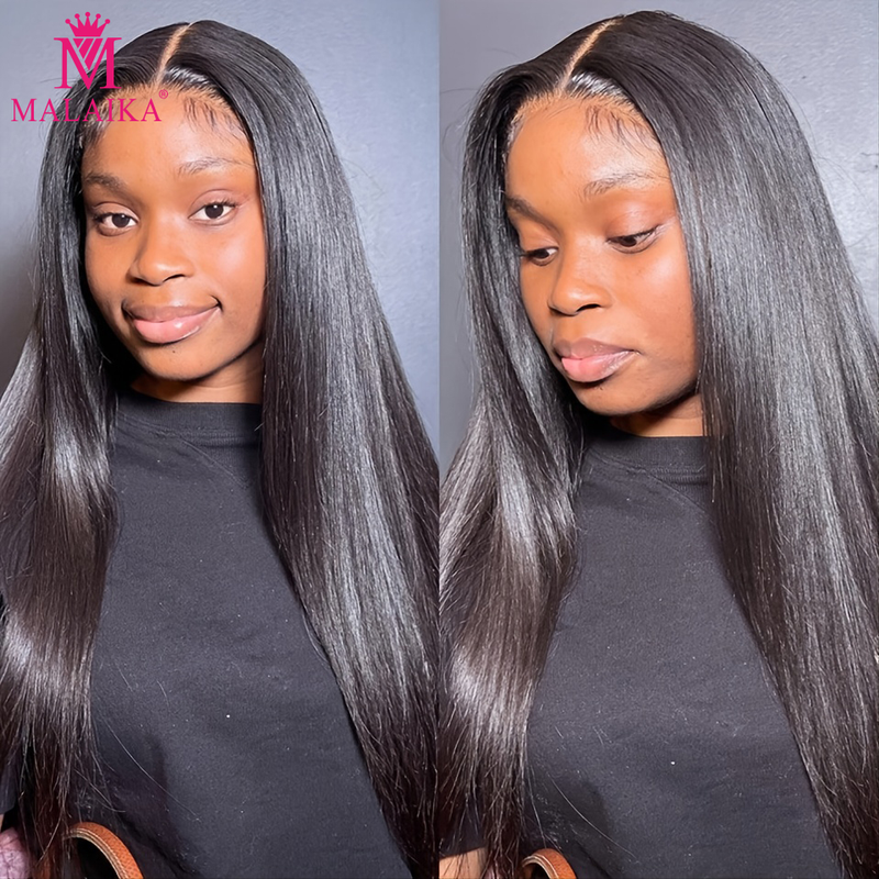Parrucca per capelli umani STW con pizzo frontale 13x4_voghion.com