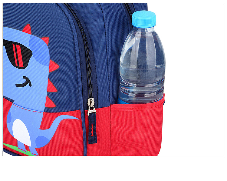 Children's School Bag Kindergarten School Bag Cartoon Dinosaur Student Going Out Backpack Female Nylon Backpack Bag_voghion.com