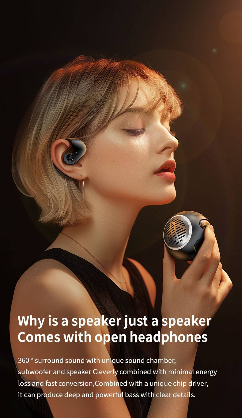 LX-08 Wireless Earbuds: Long Battery Life, 360° Surround Sound, Lightweight Comfort For Sports And Fitness_voghion.com