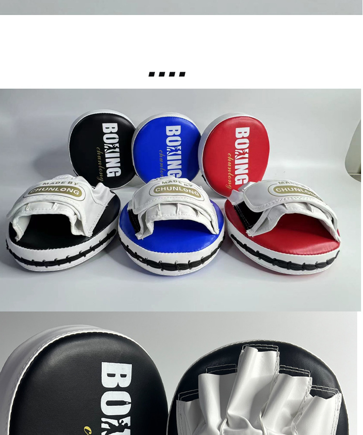 Alvo de mão de ar para Muay Thai, alvo de boxe Sanda, alvo de perna, alvo de navalha de luta, equipamento de treinamento de arco de Taekwondo, alvo redondo_voghion.com