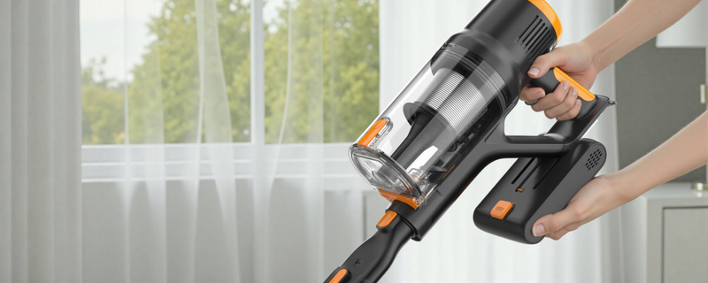Aspirapolvere a batteria - 550 W, 45 kPa, 55 minuti di autonomia, ricarica a parete, indipendente, per casa/peli di animali/tappeti/pavimenti duri/piastrelle_voghion.com