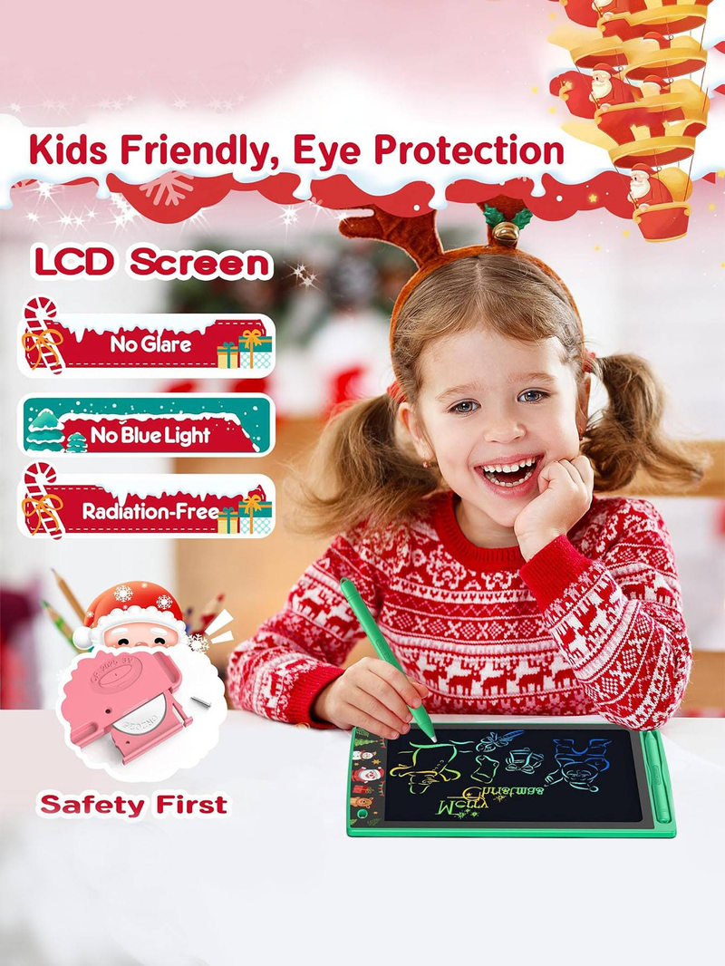 1PC 8.5 Inch LCD Writing Tablet Drawing Board Kids Graffiti Sketchpad Toys Handwriting Blackboard Magic Drawing Board Toy Gift Multicolor Screen_voghion.com