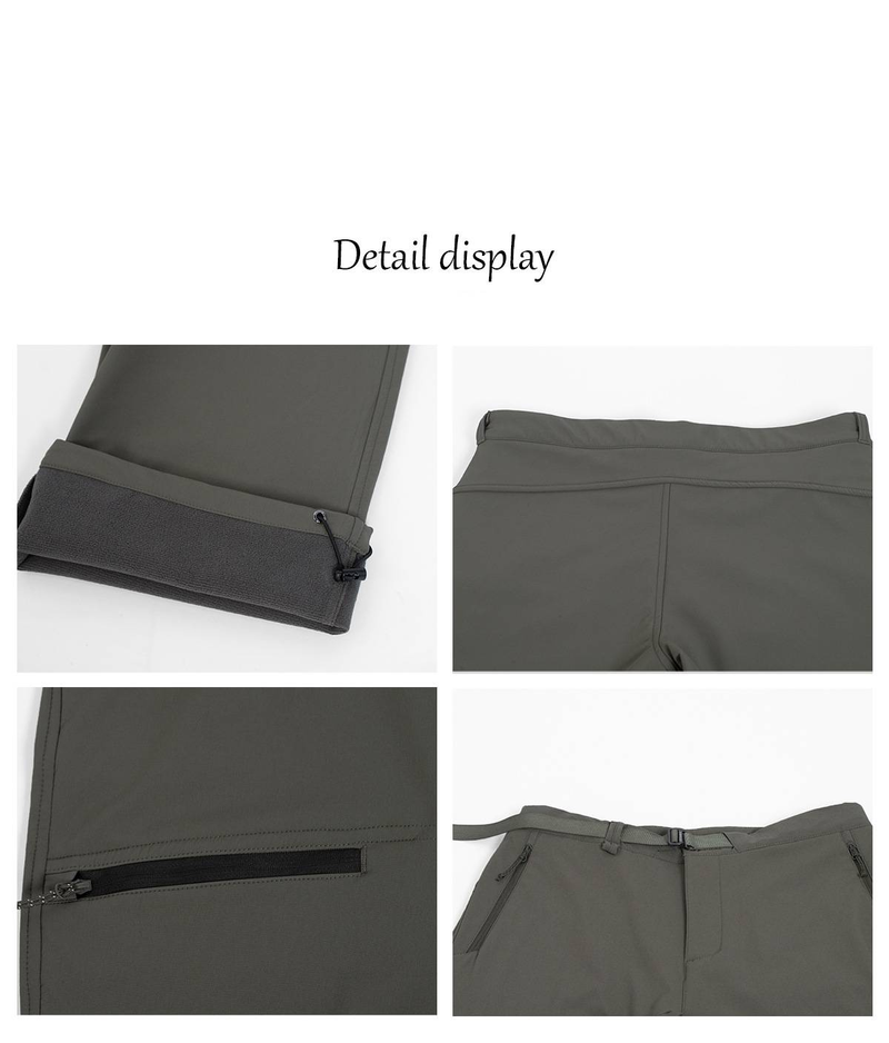 Men's Outdoor Tactical Pants – Water-Resistant Cargo Pants With Belt (Black/Army Green/Gray, Slim Straight Fit)_voghion.com