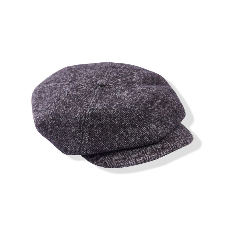 OKONKWO Herbst Winter Republik China Alten Ära Britischen Achteckigen Maler Hut Wolle Baskenmütze_voghion.com