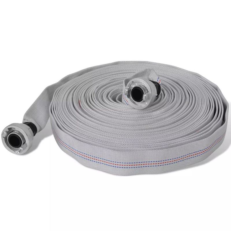 Fire Hose Flat Hose 98.4' with D-Storz Couplings 1 Inch_voghion.com