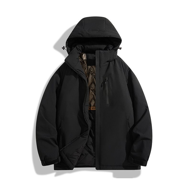 Giacca invernale da uomo 2024, nuova tecnologia, nera, in grafene, antivento, impermeabile, antimacchia, da trekking, in softshell di cotone_voghion.com