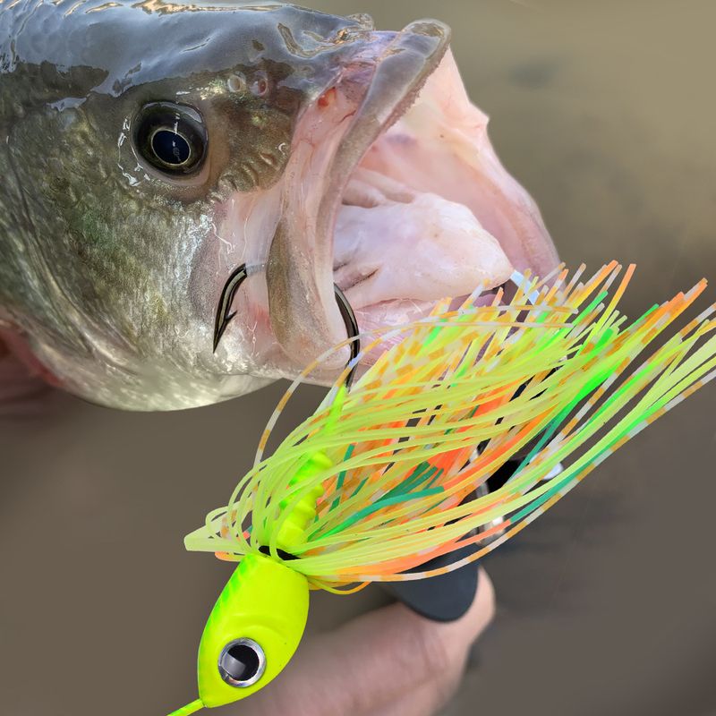 Bearded Man Anti-Hook Bottom Lure 10G 14G Tassel Sequin Lifelike Bait Spinnerbait_voghion.com