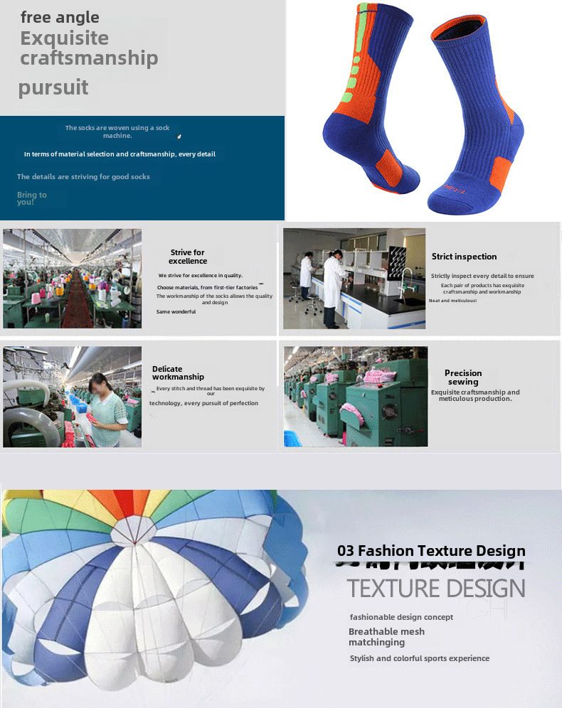 Calzini a tubo centrale ispessiti Calzini da basket in Terry calzini sportivi antiscivolo Calzini Elite resistenti all'usura assorbenti del sudore calzini del commercio estero all'ingrosso_voghion.com