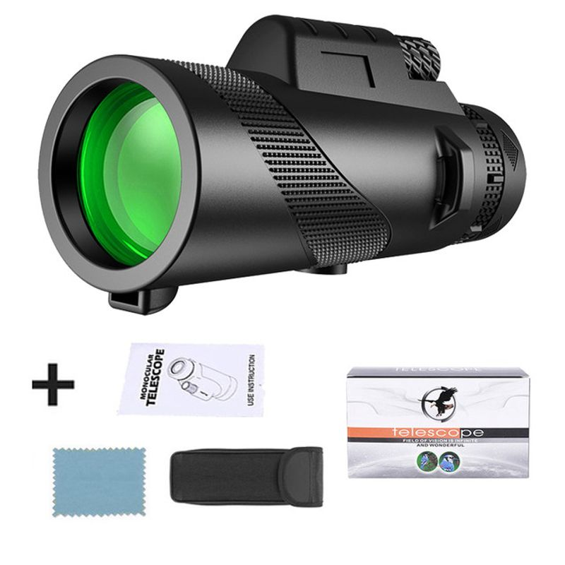 APEXEL Powerful 80X100 HD Monocular Telescope Long Range Zoom With Tripod Phone Clip For Outdoor Hunting Camping Tourism_voghion.com