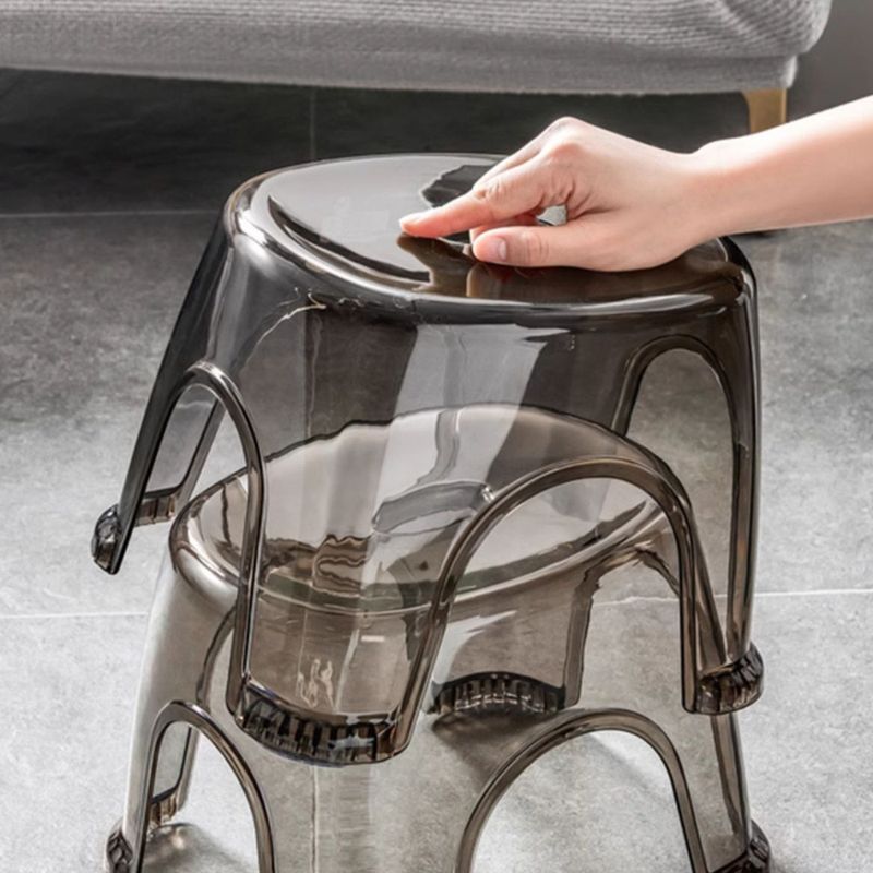Verdickter Heimgebrauch, Niedriger Hocker Für Wohnzimmer-Couchtisch, Runder Hocker Zum Wechseln Der Kinderschuhe, Kleiner Stuhl, Kunststoff_voghion.com