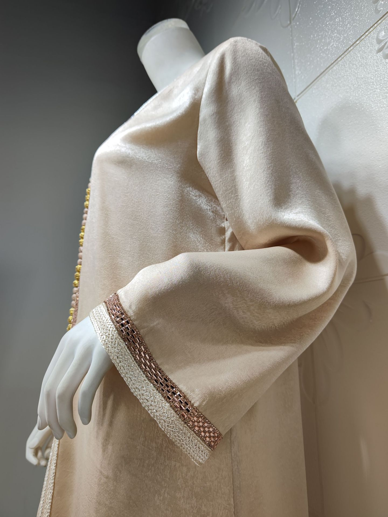 Moslimkleding voor dames Damesmode abaya Abaya Hot diamanten jurk Grote maat abaya_voghion.com