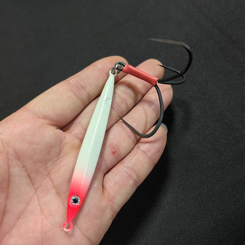 Blade Scale Casting Large Lure Fishing Gear Full Set Spear Hook Slim Long Iron Plate_voghion.com