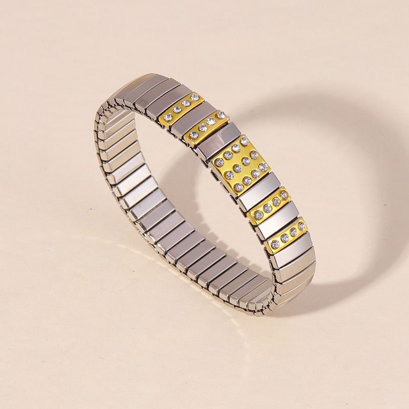 Hot Selling Watch Strap Non-Fading Women High-End Elastic Fashion Gold-Plated Bracelet_voghion.com