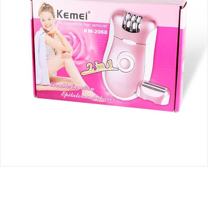 Kemi Epilierer KM-2068 Rasieren & Zupfen 2-in-1 Körperwasch-Epilierer_voghion.com