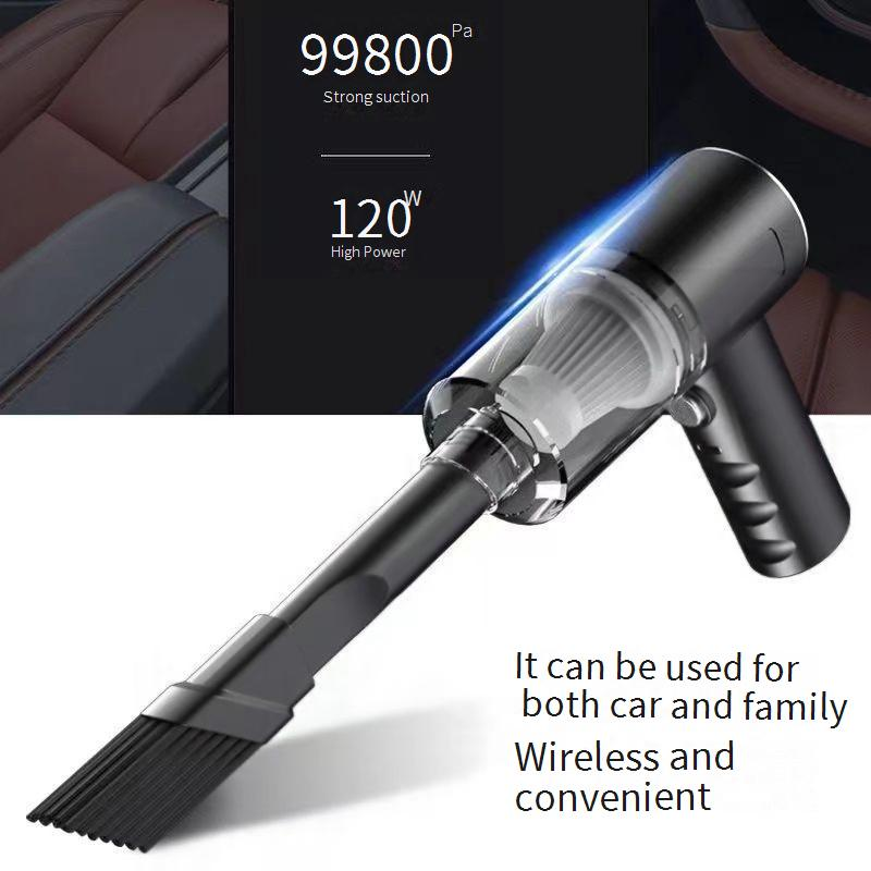 Stofzuiger Power Kleine Draadloze Auto Stofzuiger Zuigt En Blaast Geïntegreerde Thuis Auto Dubbel Doel Draagbare Stofzuiger Sterke Zuigkracht_voghion.com