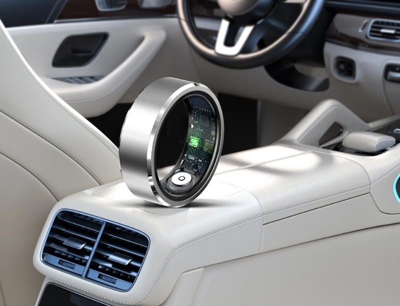 Nuevo anillo inteligente R5 resistente al agua, monitor de ritmo cardíaco, presión arterial, oxígeno en sangre, sueño, fotografía multideportiva, anillo Bluetooth_voghion.com