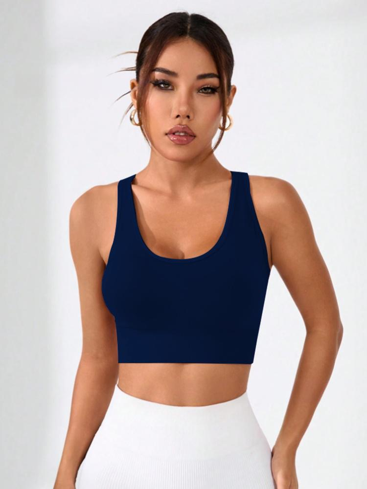 Intimo e pigiami Reggiseno sportivo push-up antiurto per corsa e yoga incrociato con schiena splendida, sottile e ad asciugatura rapida_voghion.com