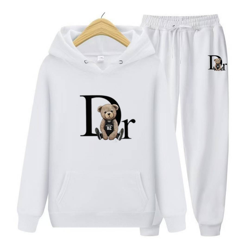Conjunto deportivo con capucha informal de moda para hombre y mujer, 2025_voghion.com