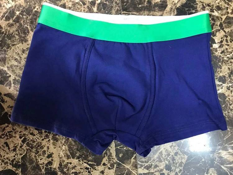 Men's Cotton Boxer Briefs With U-Convex Design & Fish Green Trim – Breathable & Supportive Underwear_voghion.com