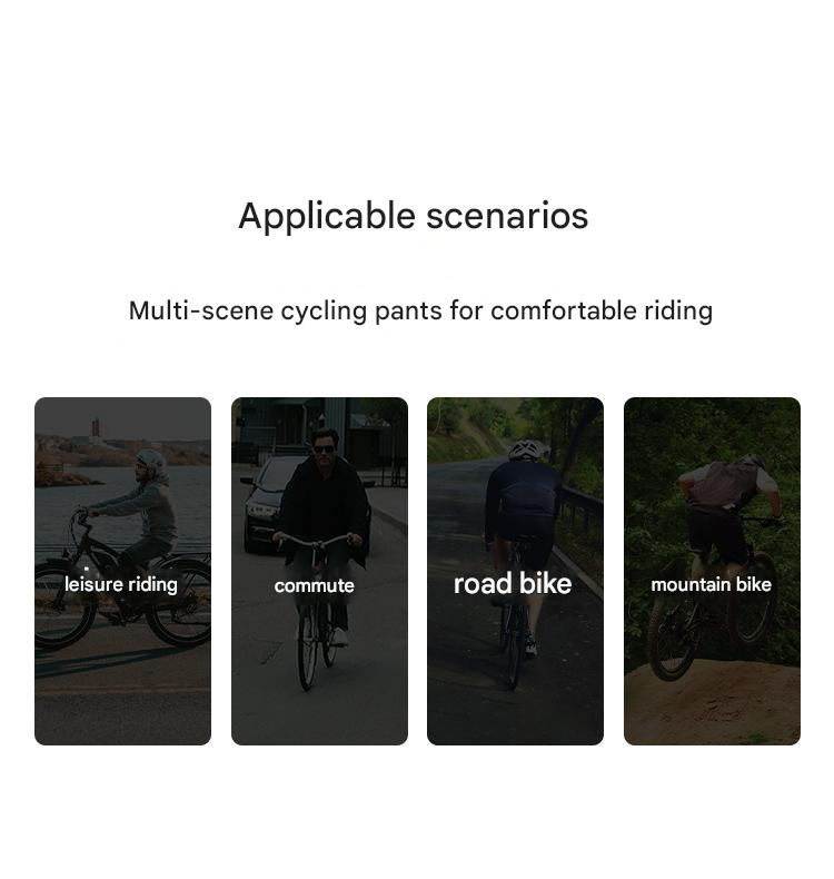 NOKO - Pantalon de cyclisme taille haute pour femme avec rembourrage en silicone éponge et leggings extensibles (transfrontalier HW100)_voghion.com