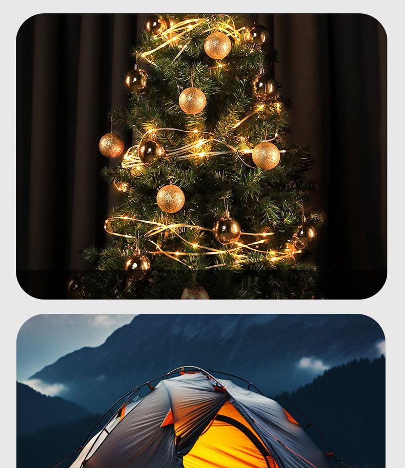 Nuova illuminazione da campeggio per esterni, luce portatile impermeabile ad alta durata della batteria_voghion.com