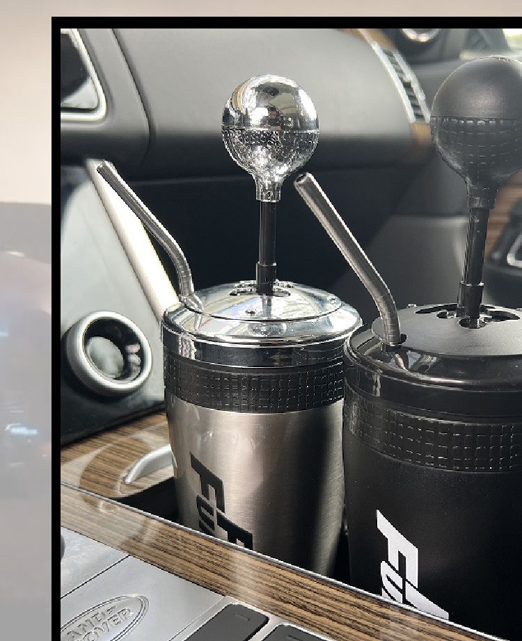Auto-Getränkehalterflasche - 500 ml mit Strohhalm_voghion.com