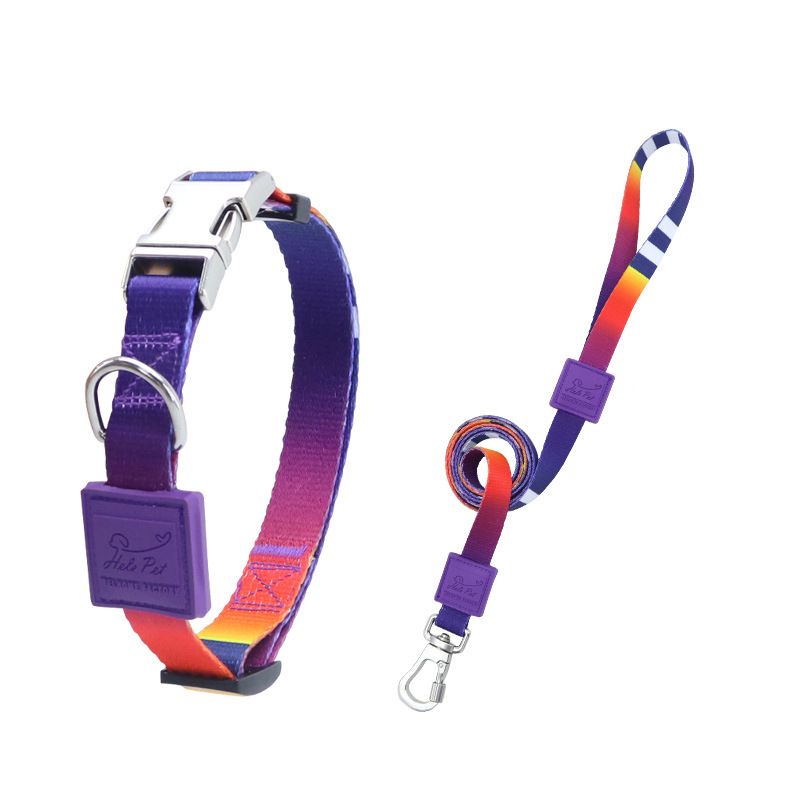 Thermal Transfer Thickened Dog Set Durable Nylon Pet Neck Collar_voghion.com
