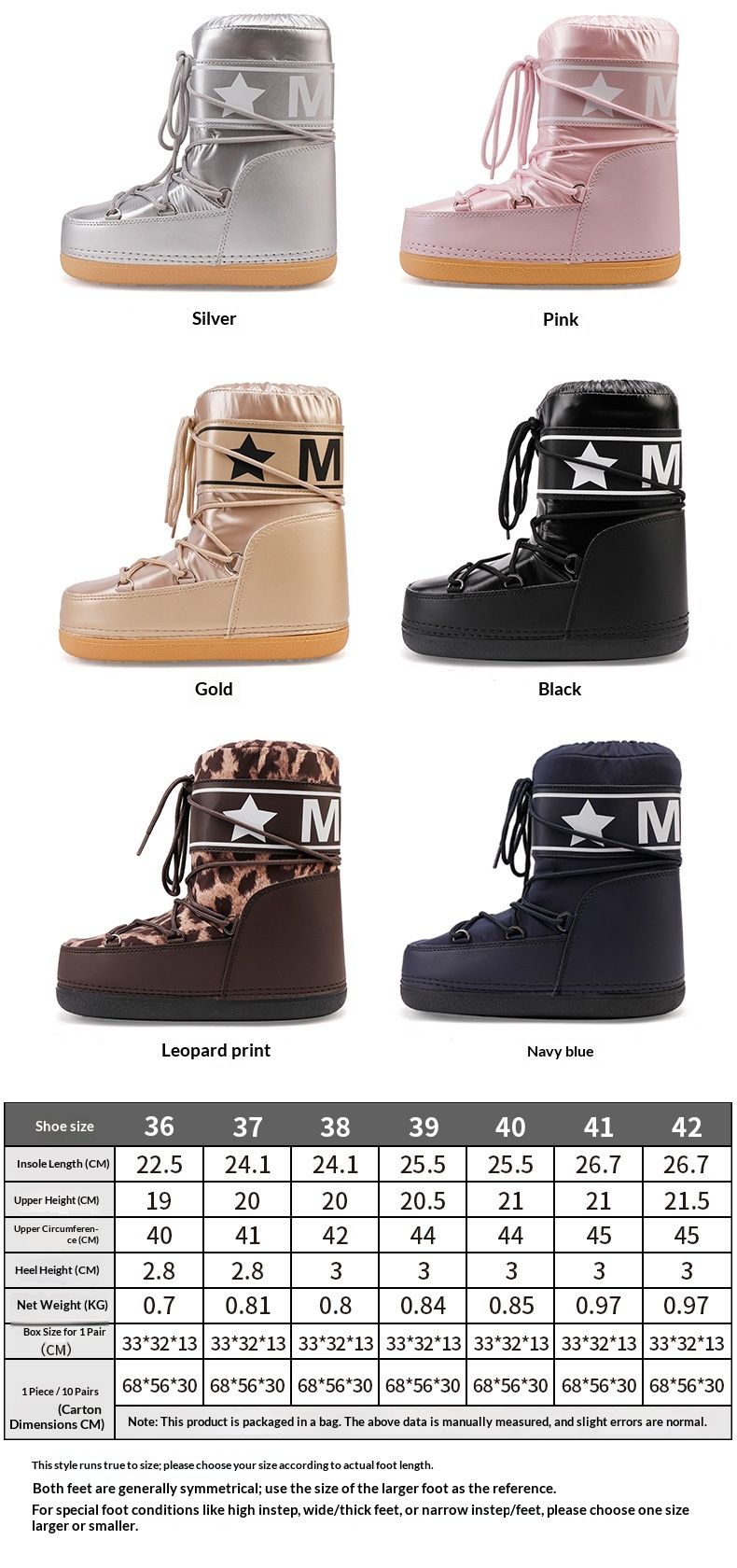 Voyage Walking In Series Cross-Border Trade Space For Women Winter Travel Ski Waterproof Non-Slip Mid-Calf Snow Boots_voghion.com