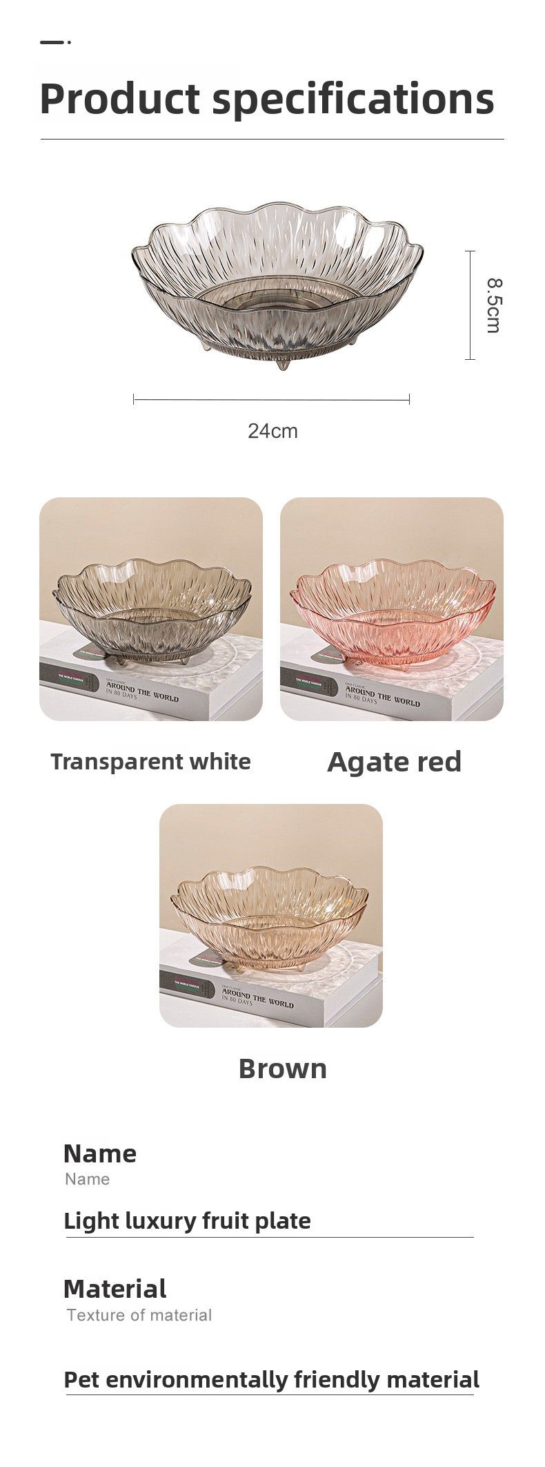 Rotierenden Wohnzimmer Hause Couchtisch Einfache Licht Luxus Hochwertige Platte Gold Rand Verdickt Snack Lagerung Obst Und_voghion.com