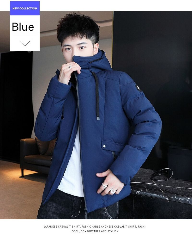 Giacca invernale da uomo, resistente al freddo e spessa, in cotone, con cappuccio, corta_voghion.com