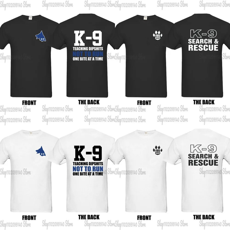 T-shirt da uomo Germania Dog K9 Unit K-9 Bundespolizei pastore tedesco_voghion.com