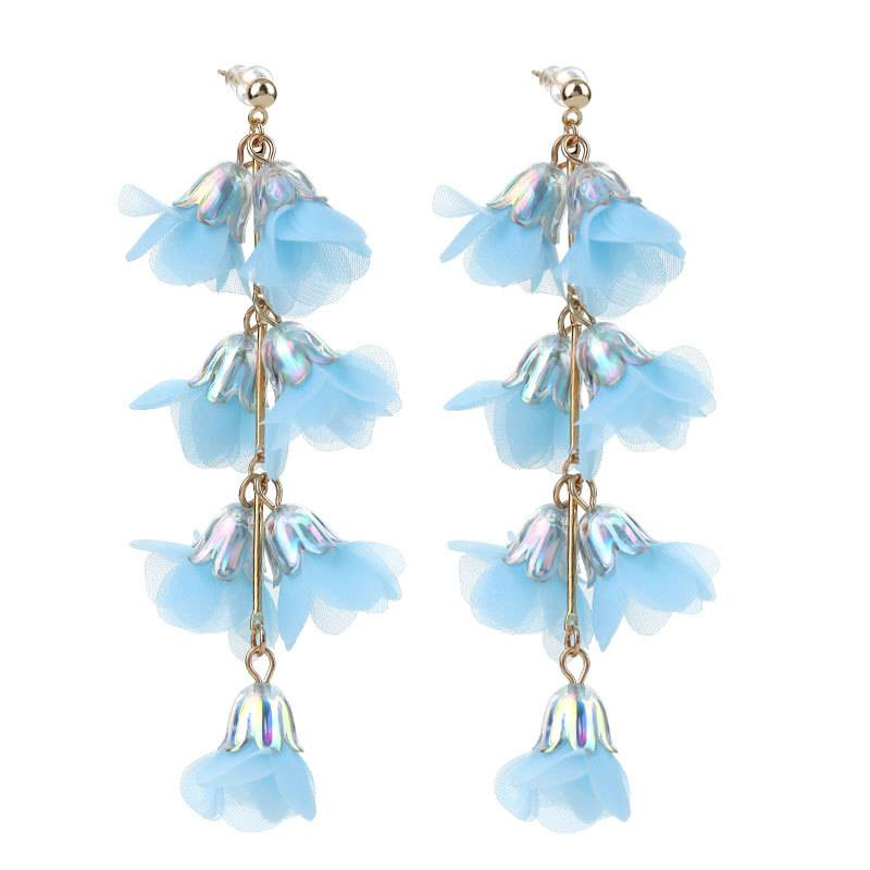 Bohemian Vrouwen Statement Grote Lange Kwast Garen Bloem Drop Dangle Oorbellen Kristal Mode Femme Oorbel Sieraden Bruiloft Feest_voghion.com