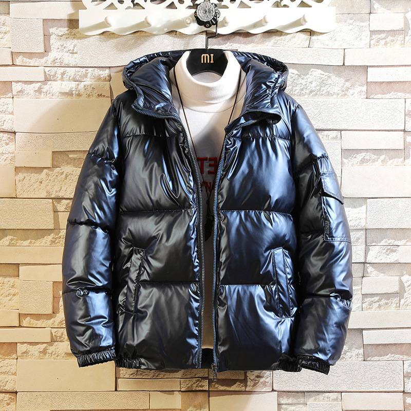 Herrenbekleidung Neue Kapuzenjacke aus Seidenbaumwolle Verdickte Winterjacke aus verdickter Baumwolle Modische, warme, glänzende Baumwolljacke für Herren_voghion.com
