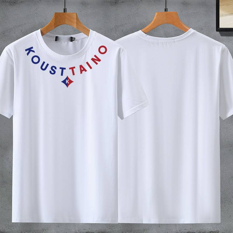 Herenkleding Plus Size Zomer Extra Large Korte Mouw T-shirt Plus Fat And Loose Fat Ronde Hals Korte Mouw T-shirt_voghion.com