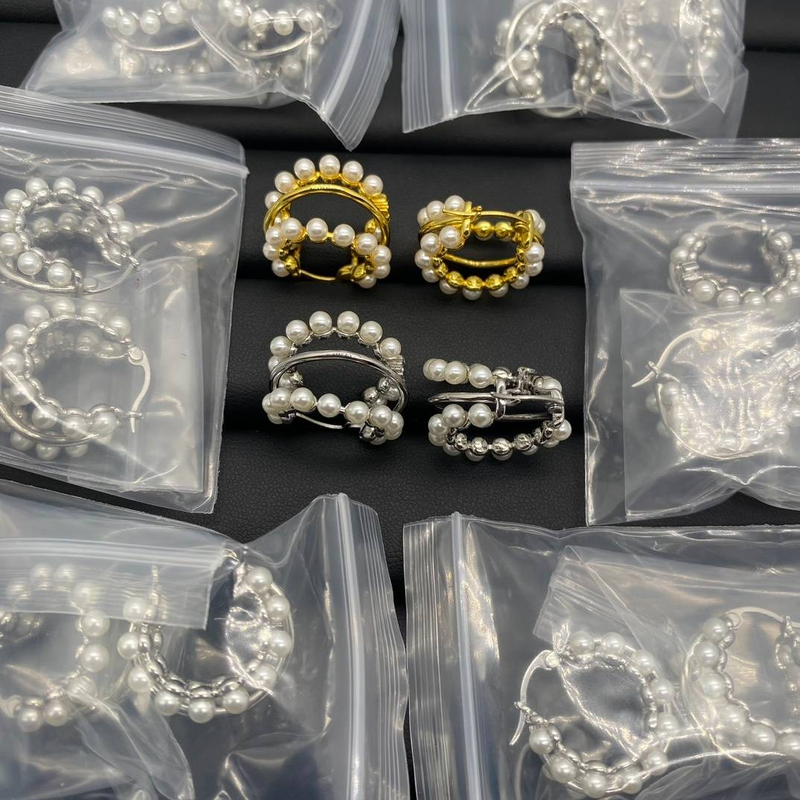 Luxusmarke Damen Perlenohrringe Luxusschmuck Designer Maßgeschneiderte Exquisite Ohrringe_voghion.com