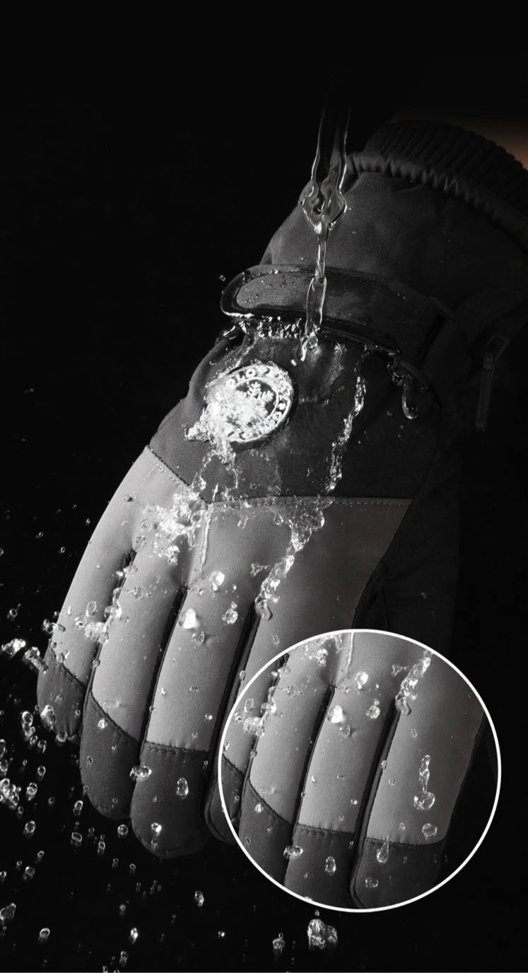 Skihandschuhe Damen Radfahren Warm Kältefest Baumwollhandschuhe Touchscreen Winter Winter Winddicht Outdoor Plus Samt Herren_voghion.com