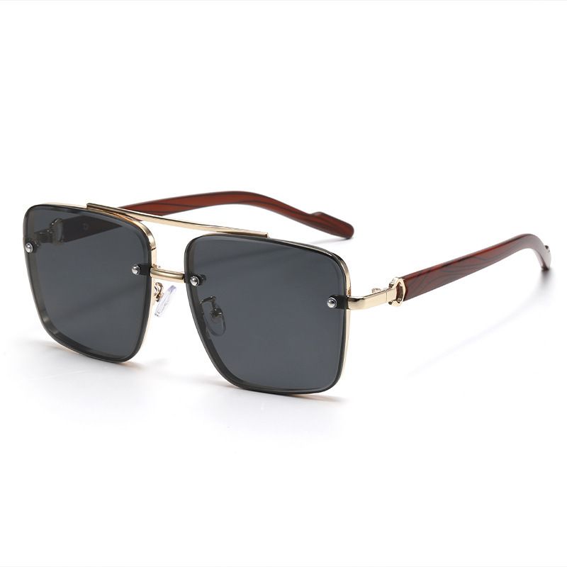 New High-Definition Polarized Trendy Personality For Men Pilot Driving Aviator Sunglasses_voghion.com