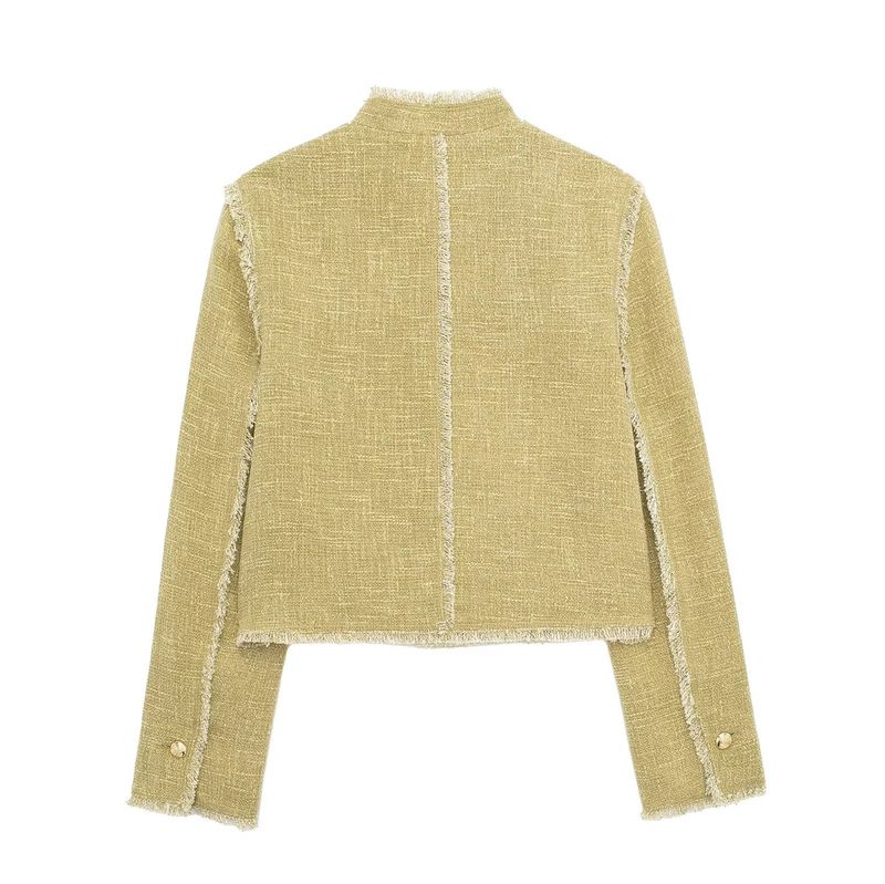 Women's 2024 Spring New Collection Texture Haired Coat_voghion.com