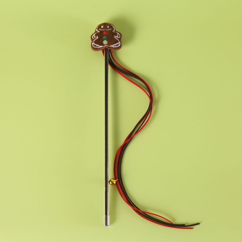 2023 Christmas Plush Teasing Wand Reindeer Snow House Old Man Tree Cartoon Tassel Sound Pet Cat Toy_voghion.com