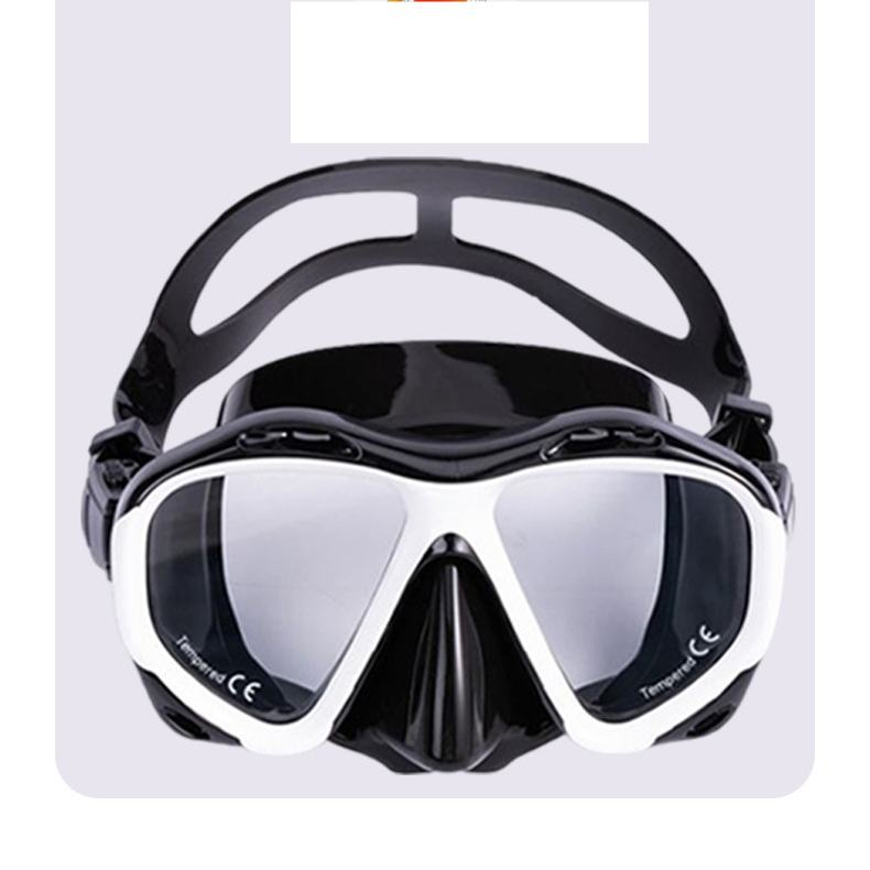 Snorkeg equipment Diving mirror Snorkel set Large frame silicone diving mask Full dry snorkel_voghion.com