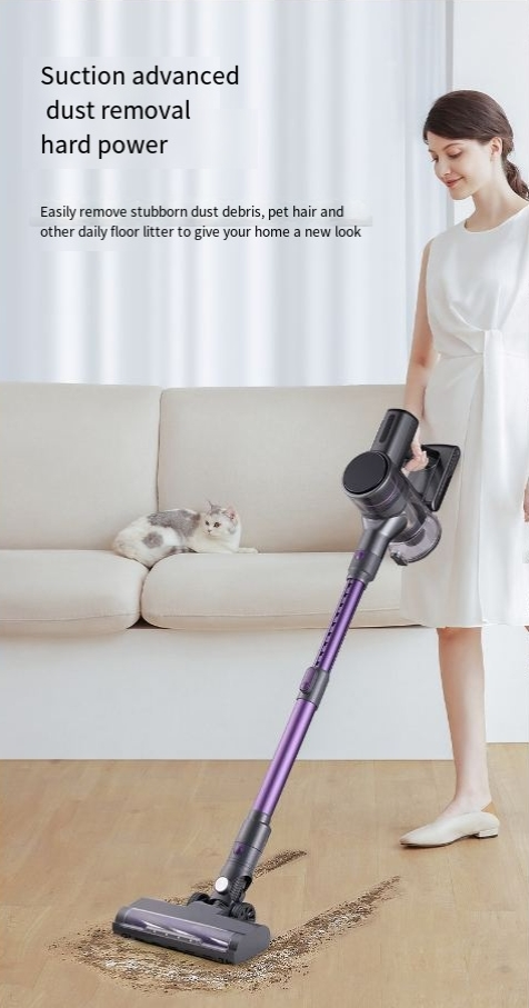 Dammsugare för hushållens handhållna kraftfulla trådlösa dammsugare för mattrengöring med hög effekt_voghion.com
