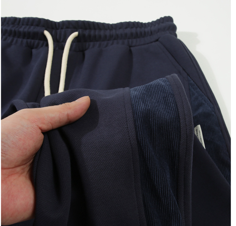 Îmbrăcăminte bărbătească Dengjue, pantaloni conici ușor de întreținut, pantaloni de trening de înaltă calitate, casual, lejer, cusături cu dungi, pantaloni skinny_voghion.com