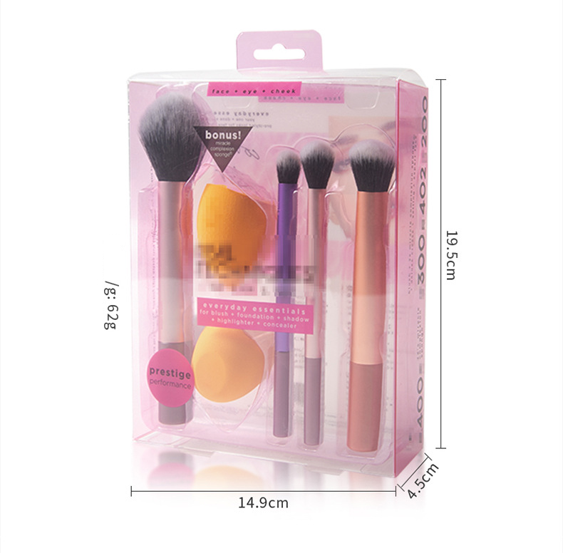 Makeup Brush Set Brush Set Portable With Beauty Egg_voghion.com